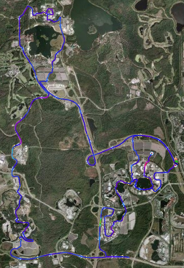 Disney 2010 D2 0416.jpg - January 9-11, 2010 Disney World Florida. Went to run the marathon. Sunday 5:40 AM start the race! Finish, go take a hot shower! Paul drove us over to Kennedy Space Center. Then buffet at Animal Kingdom for dinner!